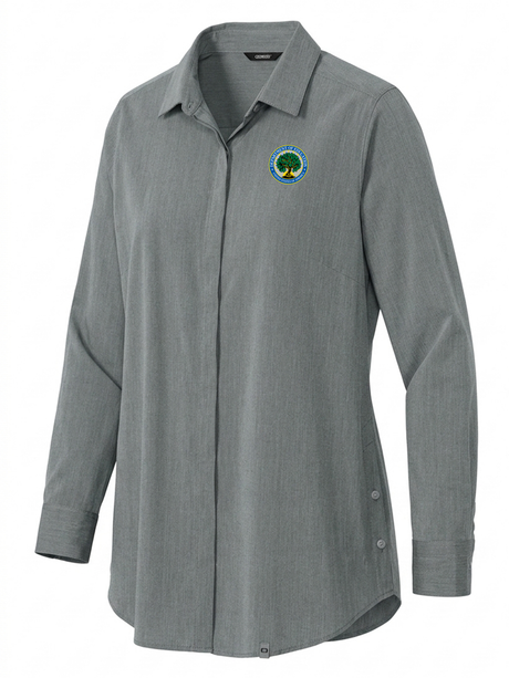 Department of Education Women's Commuter Shirt  Slate Gray government employee uniform shirt