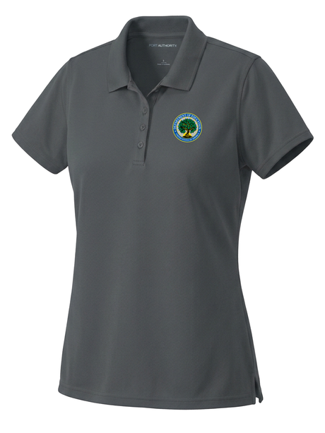 Department of Education Women's Dri Fit Polo  Slate Gray government employee uniform shirt