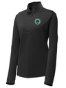 Department of Education Women's Lightweight Dri Fit 1/4 Zip  Black government employee uniform shirt