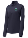 Department of Education Women's Lightweight Dri Fit 1/4 Zip  Navy Blue government employee uniform shirt