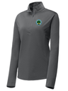 Department of Education Women's Lightweight Dri Fit 1/4 Zip  Slate Gray government employee uniform shirt