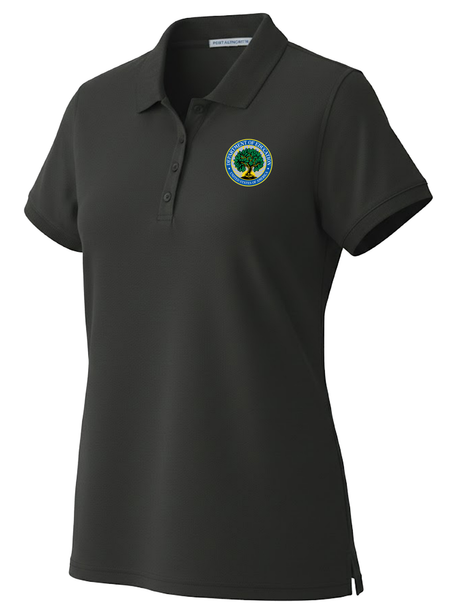 Department of Education Women's Polo  Black government employee uniform shirt