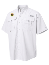 DepartMent of Interior Men's Columbia Bahama™ II Button Up Short Sleeve  White government employee uniform shirt