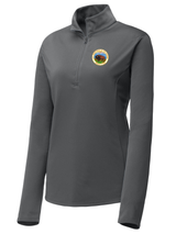 Department of Interior Women's Lightweight Dri Fit 1/4 Zip  Slate Gray government employee uniform shirt