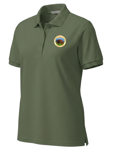 Department of Interior Women's Polo  Drab Green government employee uniform shirt