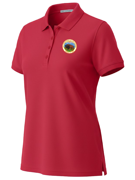 Department of Interior Women's Polo  Red government employee uniform shirt