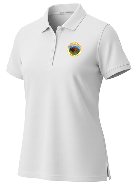 Department of Interior Women's Polo  White government employee uniform shirt