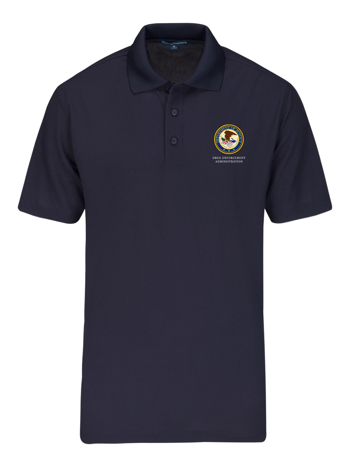 DOJ DEA Polo Shirt - Men's Short Sleeve - FEDS Apparel