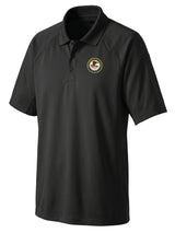 Department of Justice Men's Tactical Polo  Black government employee uniform shirt