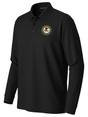 Department of Justice Men's Long Sleeve Polo  Black government employee uniform shirt