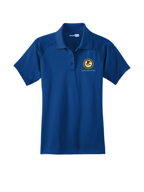 DOJ SDO Women's Tactical Short Sleeve Polo