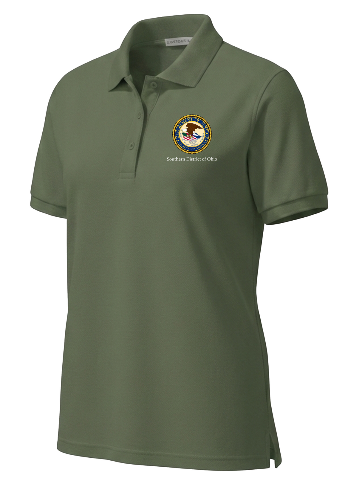 DOJ SDO Women's Short Sleeve Polo
