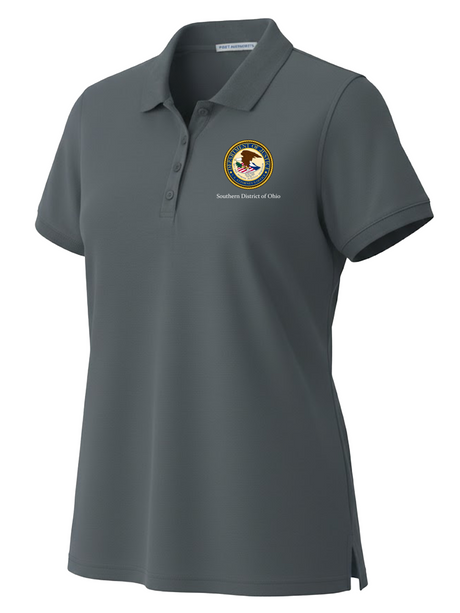 DOJ SDO Women's Short Sleeve Polo