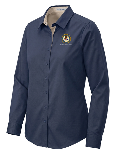 DOJ SDO Women's Button Up
