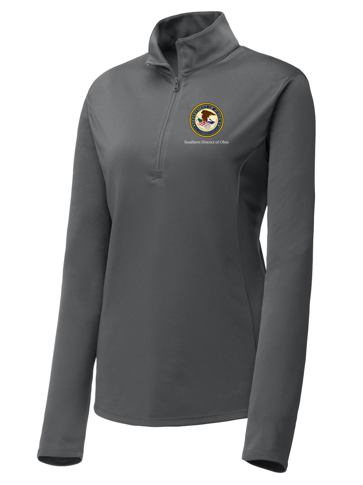 DOJ SDO Women's Lightweight Dri Fit 1/4 Zip