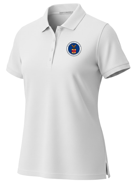 Department of Labor Women's Polo  White government employee uniform shirt