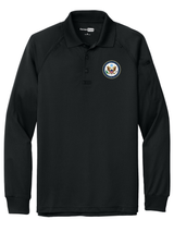 DOS Men's Tactical Long Sleeve Polo