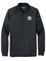 DOS Men's Tactical Long Sleeve Polo