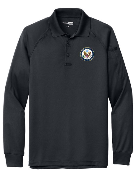 DOS Men's Tactical Long Sleeve Polo