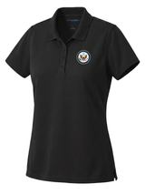 U.S. Department of State Women's Dri Fit Polo  Black government employee uniform shirt