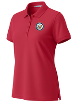 U.S. Department of State Women's Polo  Red government employee uniform shirt
