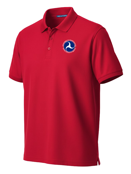 U.S. Department of Transportation Men's Polo  Red government employee uniform shirt