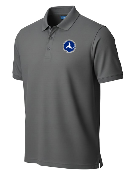 U.S. Department of Transportation Men's Polo  Slate Gray government employee uniform shirt