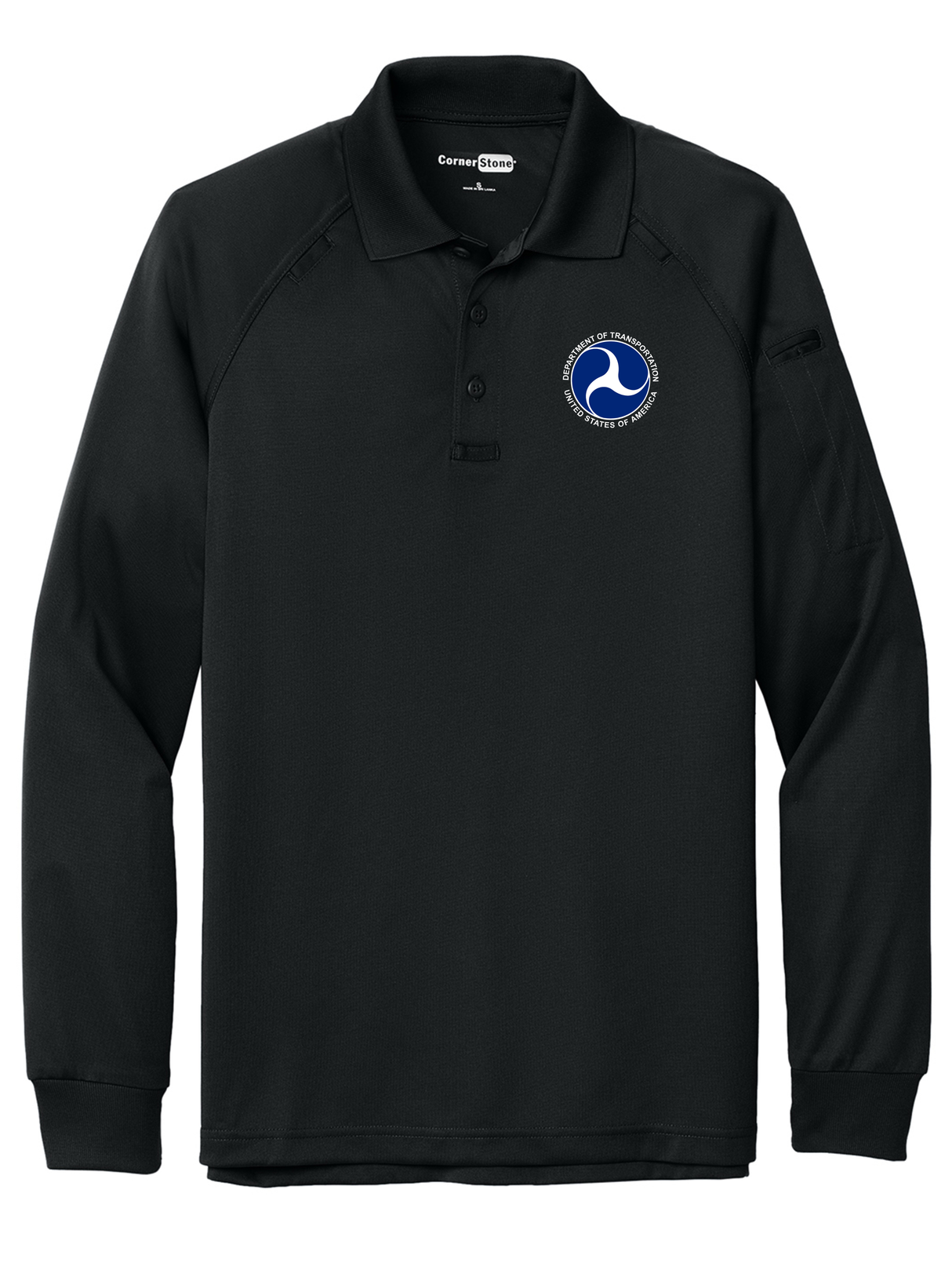 DOT Men's Tactical Long Sleeve Polo