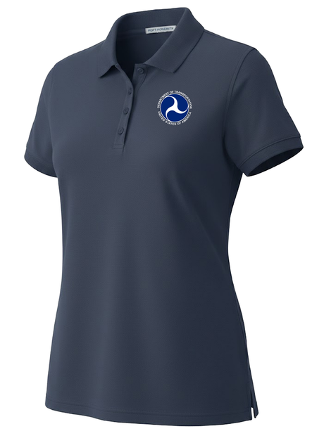 U.S. Department of Transportation Women's Polo  Navy Blue government employee uniform shirt