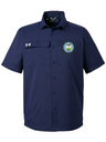 Defense Counterintelligence and Security Agency (DCSA) Men's Motivate Coach Woven Shirt Nvy