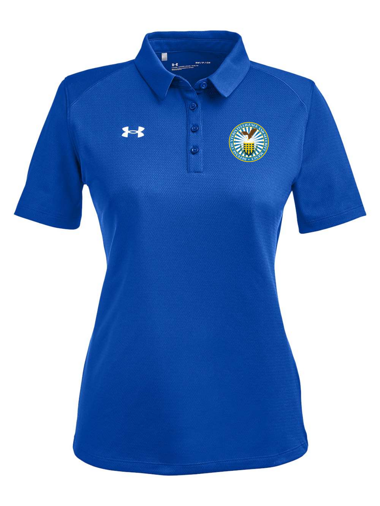 Defense Counterintelligence and Security Agency (DCSA) Women's Tech Polo Royal 
