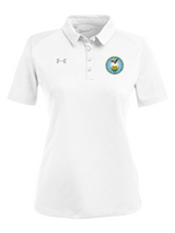 Defense Counterintelligence and Security Agency (DCSA) Women's Tech Polo white