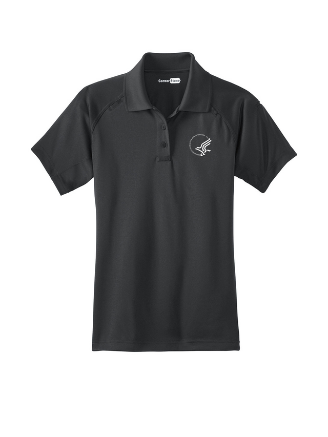 Department_of_Health_and_Human_Services_Womens_Tactical_Short_Sleeve_Polo_-_Slate_Gray