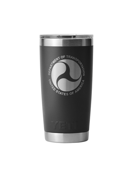 Department of Transportation DOT YETI 20oz Tumbler Black