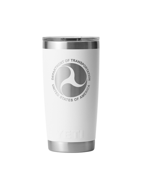 Department of Transportation DOT YETI 20oz Tumbler White