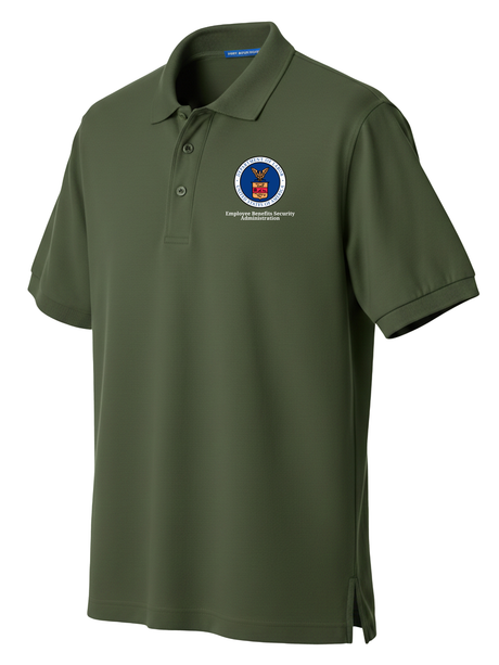 Employee Benefits Security Administration (EBSA) Men's Polo  Drab Green government employee uniform shirt
