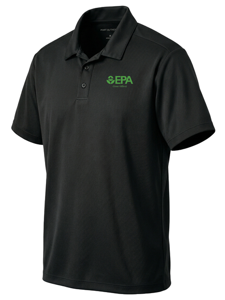 Environmental Protection Agency (EPA) by Office Men's Dri Fit Polo  Black government employee uniform shirt