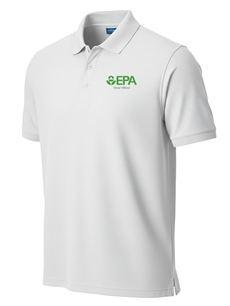Environmental Protection Agency (EPA) by Office Men's Polo  White government employee uniform shirt