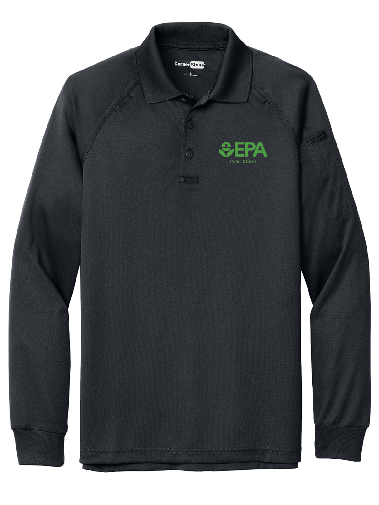 EPA by Office Men's Tactical Long Sleeve Polo