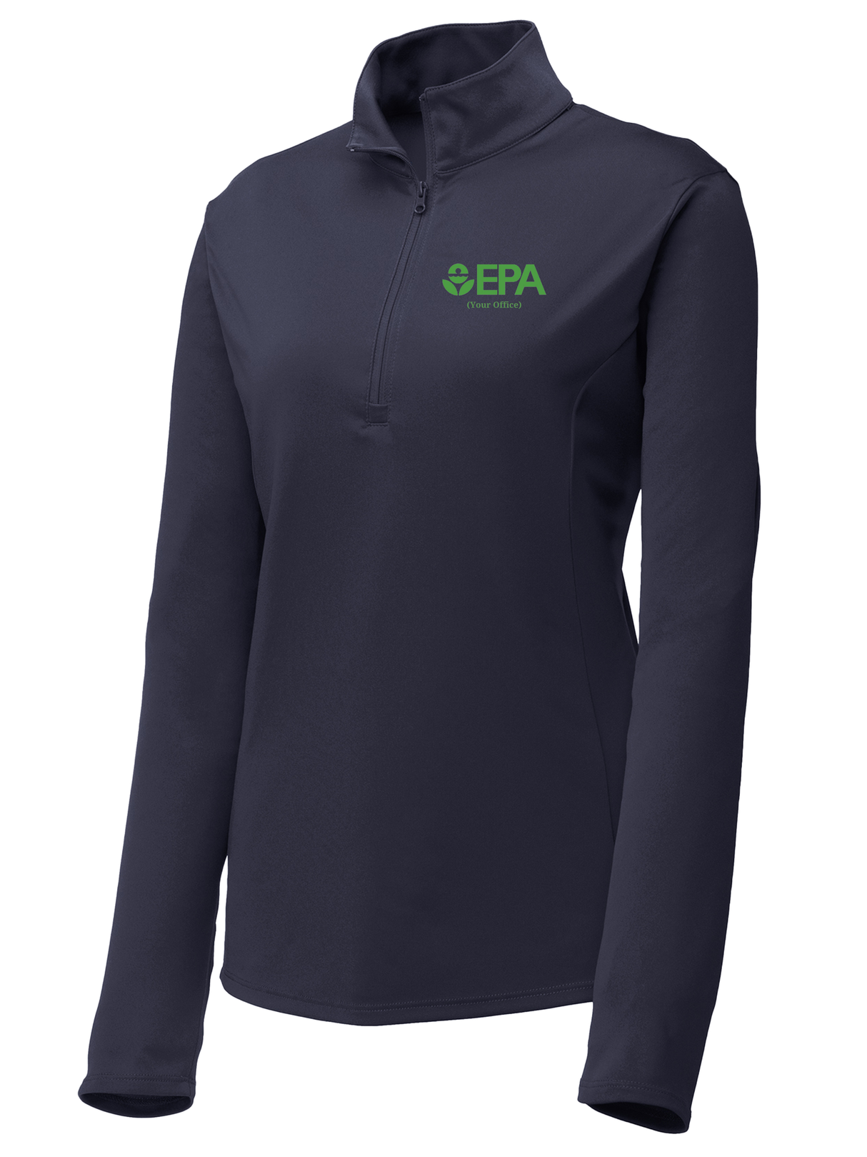 Environmental Protection Agency (EPA) by Office Women's Lightweight Dri Fit 1/4 Zip  Navy Blue government employee uniform shirt