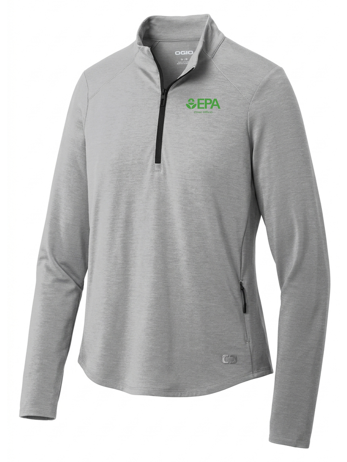 Environmental Protection Agency (EPA) by Office Women's Motion 1/4 Zip  Light Gray government employee uniform shirt