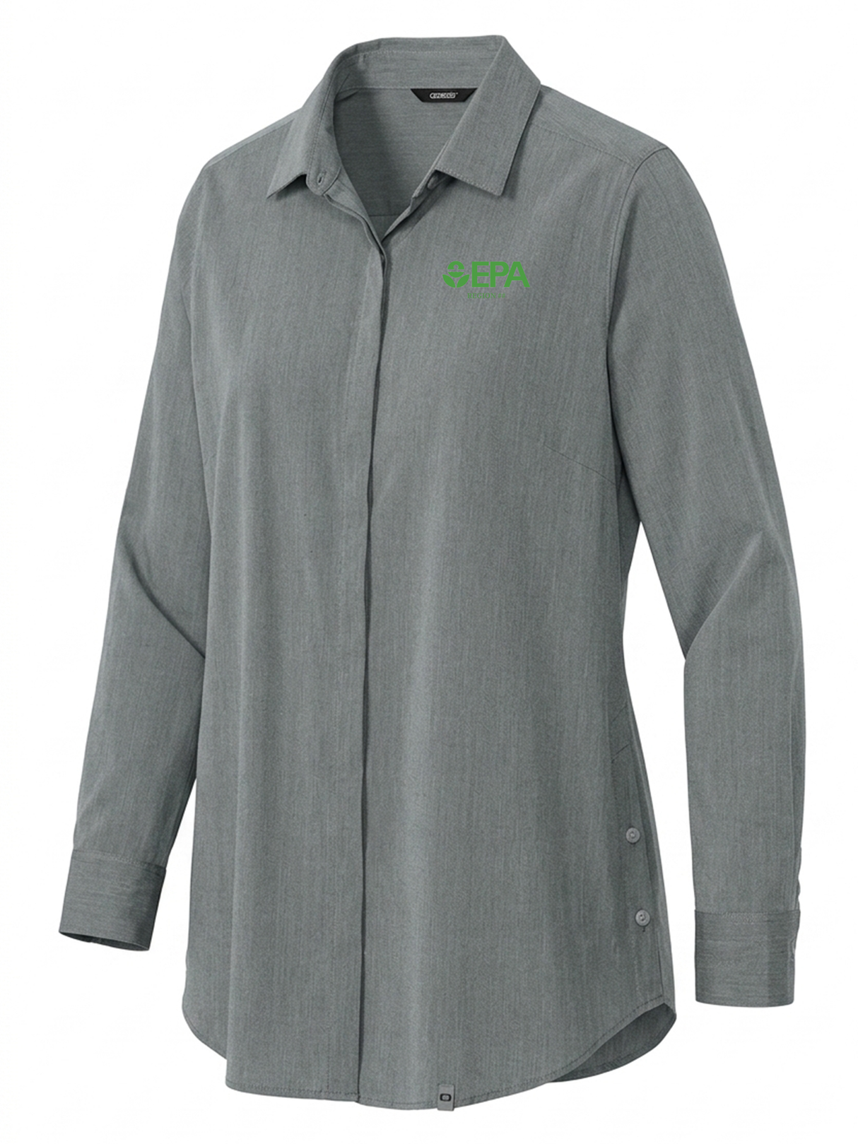 Environmental Protection Agency (EPA) By Region Women's Commuter Shirt  Slate Gray government employee uniform shirt