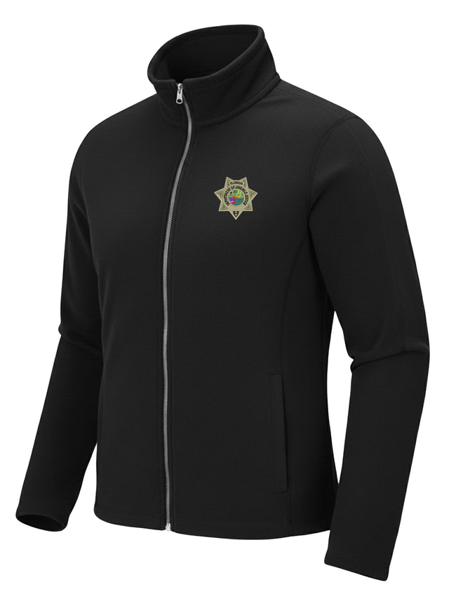 Florida Department of Juvenile Justice (DJJ) Men's Lightweight Microfleece Black government employee uniform shirt