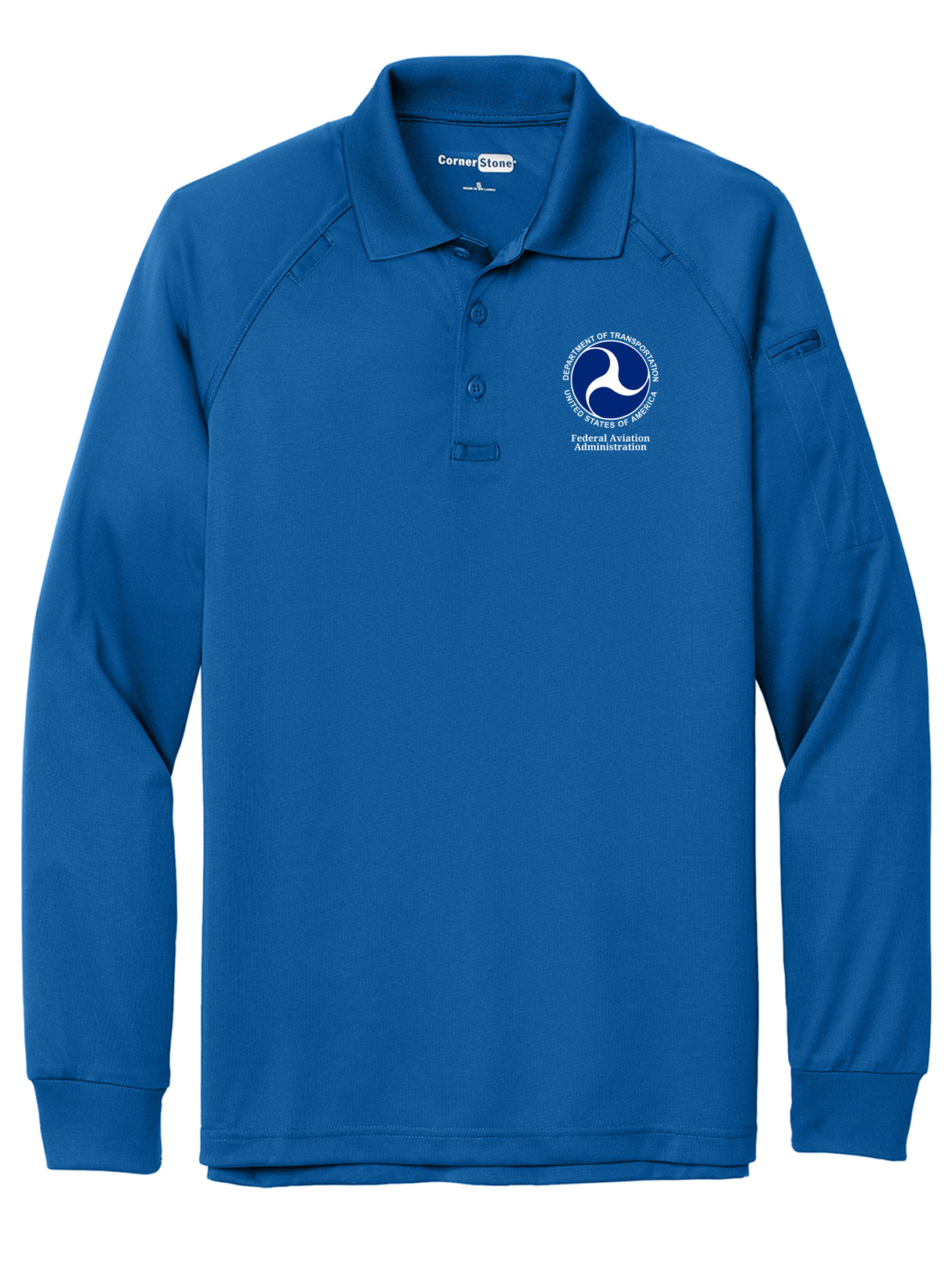 FAA Men's Tactical Long Sleeve Polo