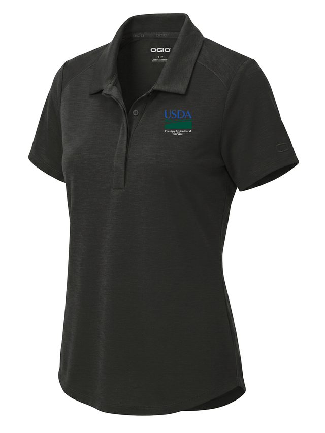 Foreign Agricultural Service (FAS) Women's Polo Black government employee uniform shirt