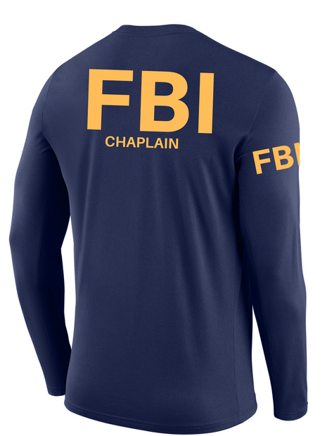 FBI Chaplain Agency Identifier T Shirt - Long Sleeve