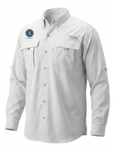Federal Bureau of Investigation (FBI) Men's Columbia Bahama™ II Button Up Long-Sleeve  White government employee uniform shirt