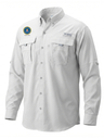 Federal Bureau of Investigation (FBI) Men's Columbia Bahama™ II Button Up Long-Sleeve  White government employee uniform shirt