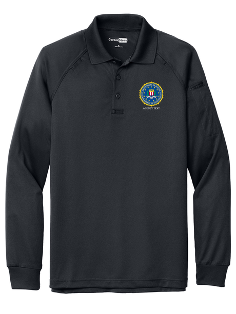 FBI Men's Tactical Long Sleeve Polo