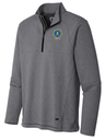 Federal Bureau of Investigation (FBI) Men's Transition Quarter Zip  Slate Gray government employee uniform shirt
